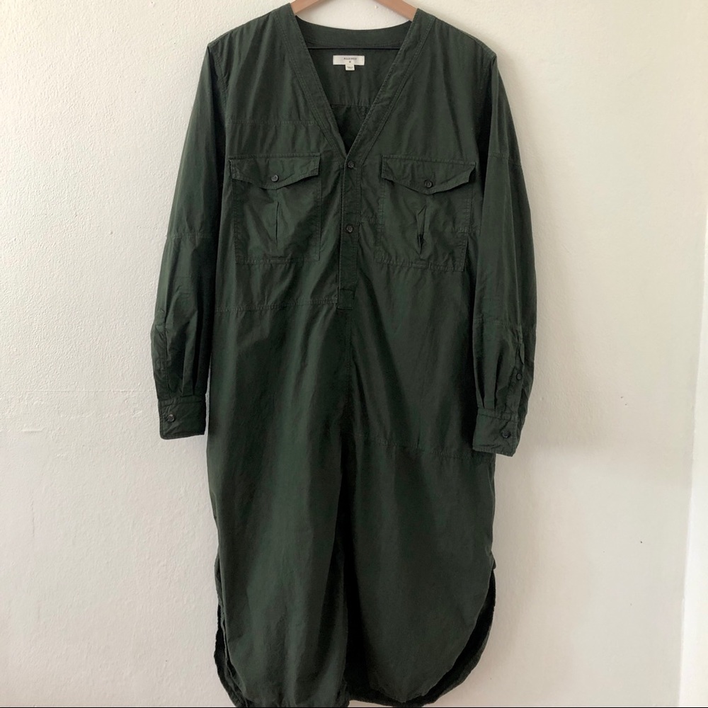Billy Reid garment dyed patchwork dress